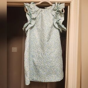 ENTRO DRESS | Floral Ruffle Sleeve, size Medium